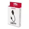 Ada-12 külső hangkártya USB 2.0 48khz/16-bit sztereó, fém, USB-A kábel 15 cm