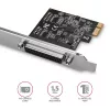 Pcea-p1n PCIe vezérlő 1x párhuzamos port lpt, sp és lp mellékelve