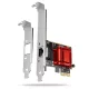 Pcee-gix hálózati kártya PCIe 1x gigabites ethernet porttal (RJ-45), Intel i210at, PXE, SP és LP