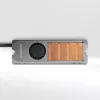 Clr-m2fan réz hűtőborda ventilátorral kétoldalas m.2 SSD meghajtókhoz, magasság 13 mm