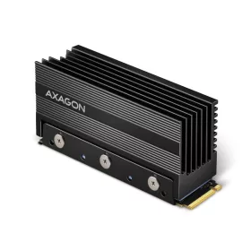   Clr-m2xl alumínium passzív hűtő m.2 SSD meghajtókhoz, alumínium ház, szilikon hővezető párnák, magasság 36 mm