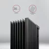 Clr-m2xl alumínium passzív hűtő m.2 SSD meghajtókhoz, alumínium ház, szilikon hővezető párnák, magasság 36 mm