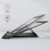 Standard alumínium laptop állvány 10-17.3", 4 állítható szögben