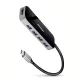 HMC-6H4A multiportos hub 4x USB-A + HDMI, USB-C 3.2 Gen 1, PD 100W, 20cm USB-C kábel