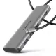 HMC-5H multiportos USB hub 5 az 1-ben, 5 Gbps, 3x USB-A, HDMI 4k/30Hz, PD 100W, 100cm USB-C kábel