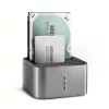 ADSA-DC dokkolóállomás USB 3.2 Gen 1 - 2x SATA 6G 2.5"/3.5" SSD/HDD
