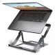 Standard alumínium laptopállvány 10-17,3 hüvelykes mérethez, 8 állítható pozíció, szürke