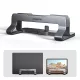 Standard alumínium laptopállvány 10-17,3 hüvelykes függőleges, szürke