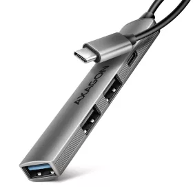   Hue-stc 4 portos elosztó 1x USB-A 5Gbps, 2x USB2.0 + 1x USB-C 2.0, 12 cm-es USB-C kábel