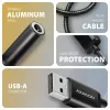 Ada-ha külső USB-A hangkártya 32 bites DAC, 384 kHz, 3,5 mm-es (f) csatlakozó