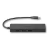 USB-C vékony, 3 portos hub gigabites ethernet adapterrel
