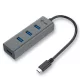 USB-C fém 4 portos USB 3.0 hub 4x USB 3.0