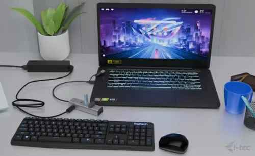 Univerzális fém töltőelosztó 2xUSB-C/2xUSB-A PD 85W