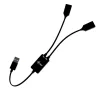 2 portos USB-A hub kábel (2x USB-A)