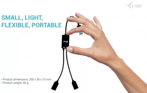 2 portos USB-A hub kábel (2x USB-A)