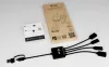 USB-C/USB-A hub kábel, 4 portos (2x USB-C, 2x USB-A)