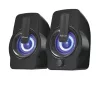 Gemi RGB 2.0 hangszórók, fekete színben