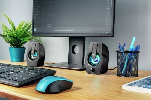 Gemi RGB 2.0 hangszórók, fekete színben