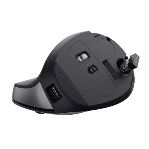 Bayo II vezeték nélküli ergonomikus egér, fekete