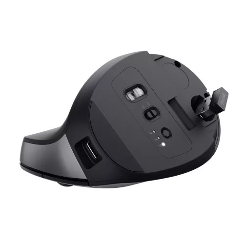 Bayo+ vezeték nélküli ergonomikus egér, fekete