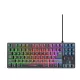 Háttérvilágítású gamer billentyűzet GTX 833 Thado TKL fekete