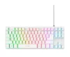 Háttérvilágítású gamer billentyűzet GTX 833 Thado TKL fehér