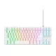 Háttérvilágítású gamer billentyűzet GTX 833 Thado TKL fehér
