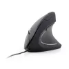 Ergonomikus optikai egér, 6 gombos, fekete
