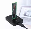 Gembird dokkolóállomás m.2 sata és nvme ssd meghajtókhoz, fekete