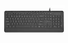 Gembird Slim vezetékes multimédiás billentyűzet, USB 5 gyorsbillentyű, amerikai elrendezés, fekete