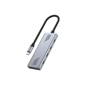 USB 3.2 Gen2 C típusú elosztó, 4 USB-C porttal