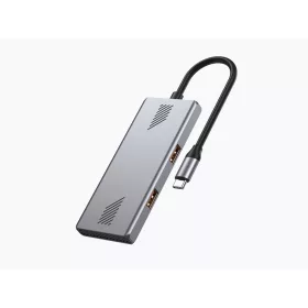   4 portos USB 3.2 (2. generáció) C típusú elosztó 4 A + C porttal