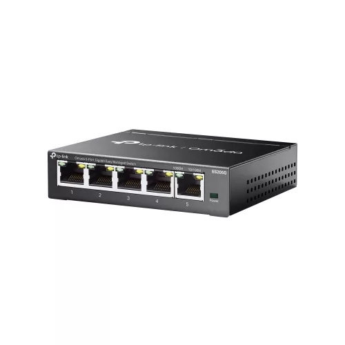 Switch es205g omada 5 portos gigabites, könnyen felügyelhető switch