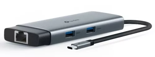 TP-Link UH6120C elosztó 2xUSB-A 3.0, 1xUSB-C 3.0, 1xUSB-C PD, HDMI 4K, RJ45 GE