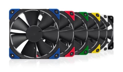 Noctua 120 mm-es NF-F12 PWM ventilátor Chromax fekete színváltós