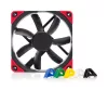 Noctua 120 mm-es NF-S12A PWM Chromax ventilátor, fekete, cserélhető színekben