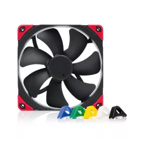   Noctua 140 mm-es NF-A14 PWM ventilátor Chromax fekete színváltós