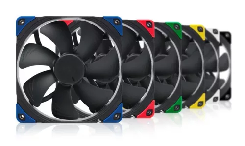 Noctua 140 mm-es NF-A14 PWM ventilátor Chromax fekete színváltós
