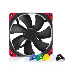   Noctua 140 mm-es NF-A14 PWM ventilátor Chromax fekete színváltós