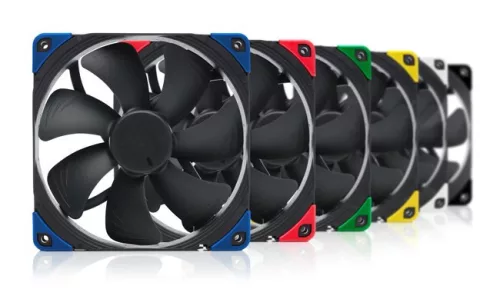 Noctua 140 mm-es NF-A14 PWM ventilátor Chromax fekete színváltós