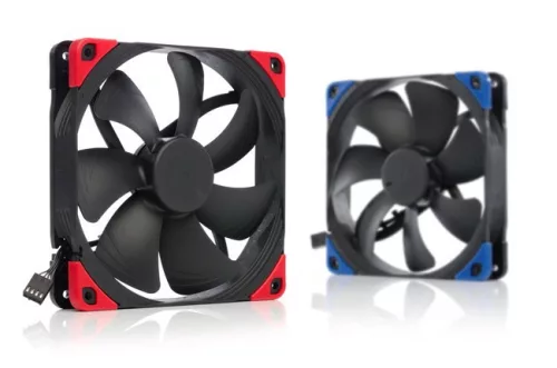 Noctua 140 mm-es NF-A14 PWM ventilátor Chromax fekete színváltós