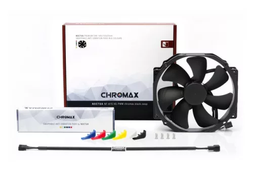 Noctua NF-A15 HS-PWM Chromax fekete cserélhető színű ventilátor