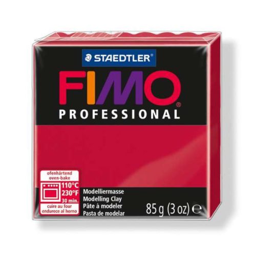 Fimo  kemencében süthető modellező agyag Professional 85 g. - Carmine