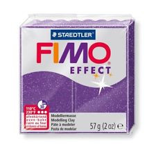 Fimo  kemencében süthető modellező agyag Effect 57g. - Glitter Purple