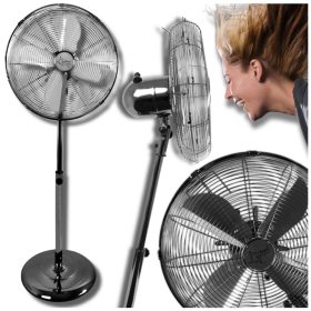 Álló ventilátor Fém csendes, erős, biztonságos Ø50 cm