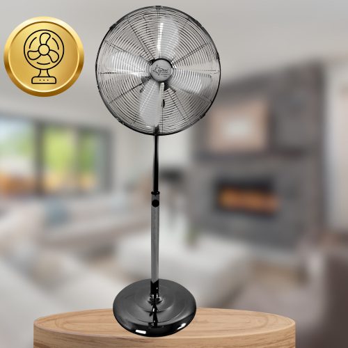 Álló ventilátor Fém csendes, erős, biztonságos Ø50 cm