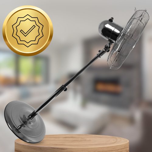 Álló ventilátor Fém csendes, erős, biztonságos Ø50 cm