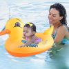 Gyermek úszógumi üléssel Felfújható kacsamedence