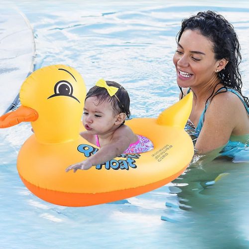 Gyermek úszógumi üléssel Felfújható kacsamedence