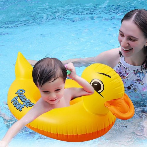 Gyermek úszógumi üléssel Felfújható kacsamedence